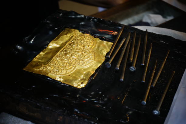 istock Craft gold jewellery making 833503390