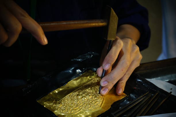 istock Craft gold jewellery making 833503898