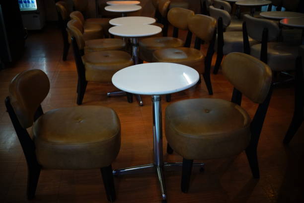 istock Table and Chairs Seats outdoor Restaurant Cafe Lifestyle 833504550