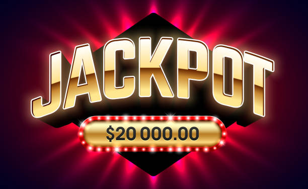 ilustrações de stock, clip art, desenhos animados e ícones de jackpot, gambling game bright banner with winning - jackpot