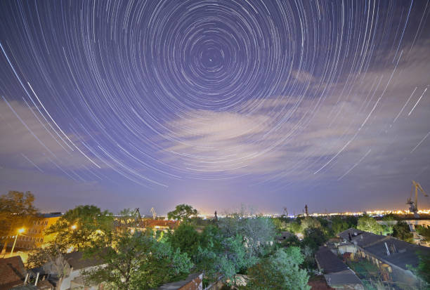 istock tracks of stars in night sky 833512480