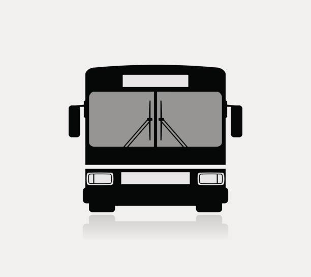 Bus icon vector art illustration