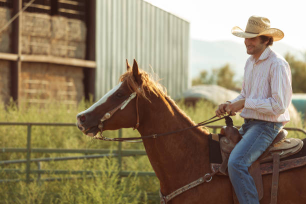 istock cowboy horseback riding 833574430