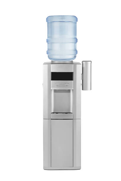water cooler(clipping path) one gray water cooler(clipping path) whites only drinking fountain stock pictures, royalty-free photos & images