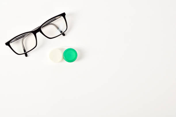 Glasses With Contact Lens