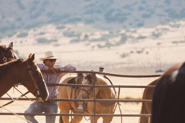 istock preparing to ride in the rodeo 833623842