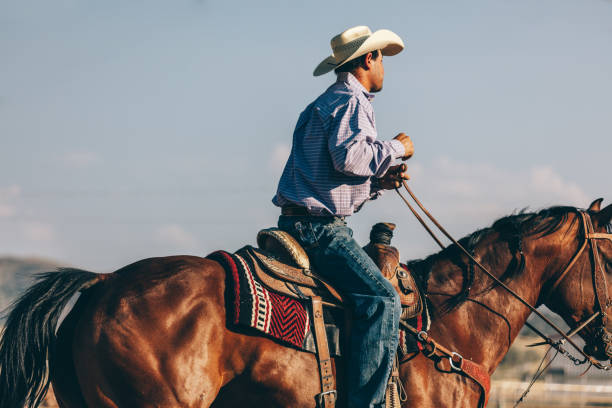 istock preparing to ride in the rodeo 833628510