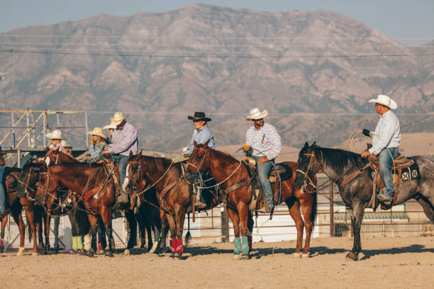 istock preparing to ride in the rodeo 833628680