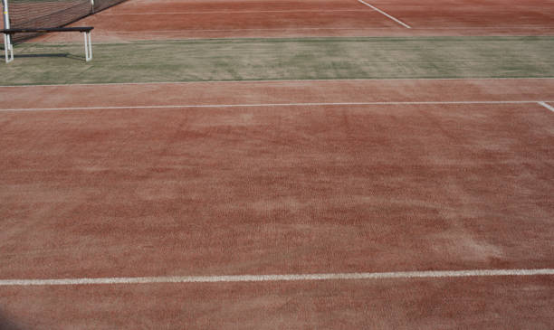 istock Tennis court texture 833647600
