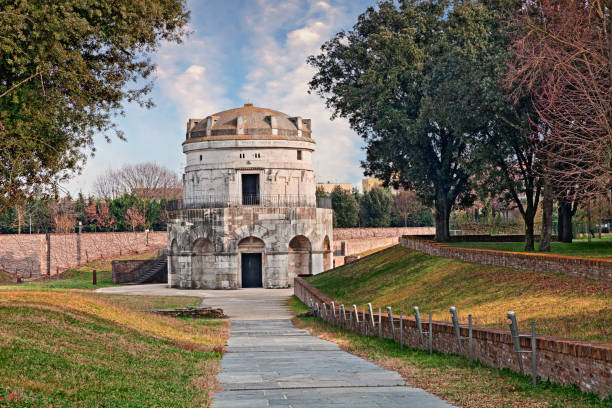 Ravenna, Italy: the mausoleum of Theodoric stock photo