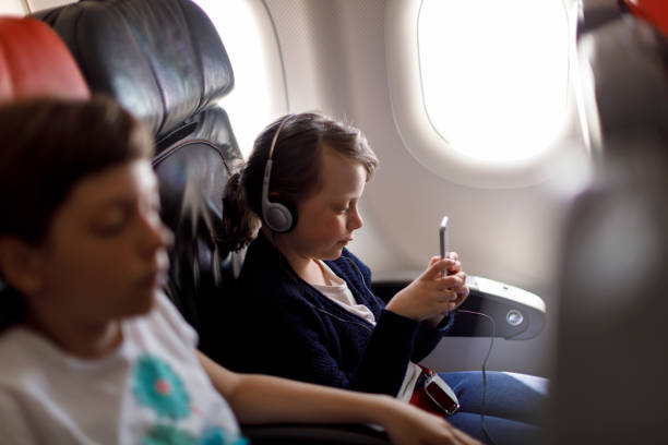 istock Sisters enjoy in their relaxing flying 833697840