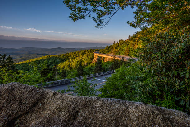 istock Early Morning Light On Linn Cove Viaduct 833716656