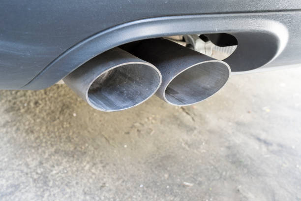 istock Closeup of a car exhaust. 833725720