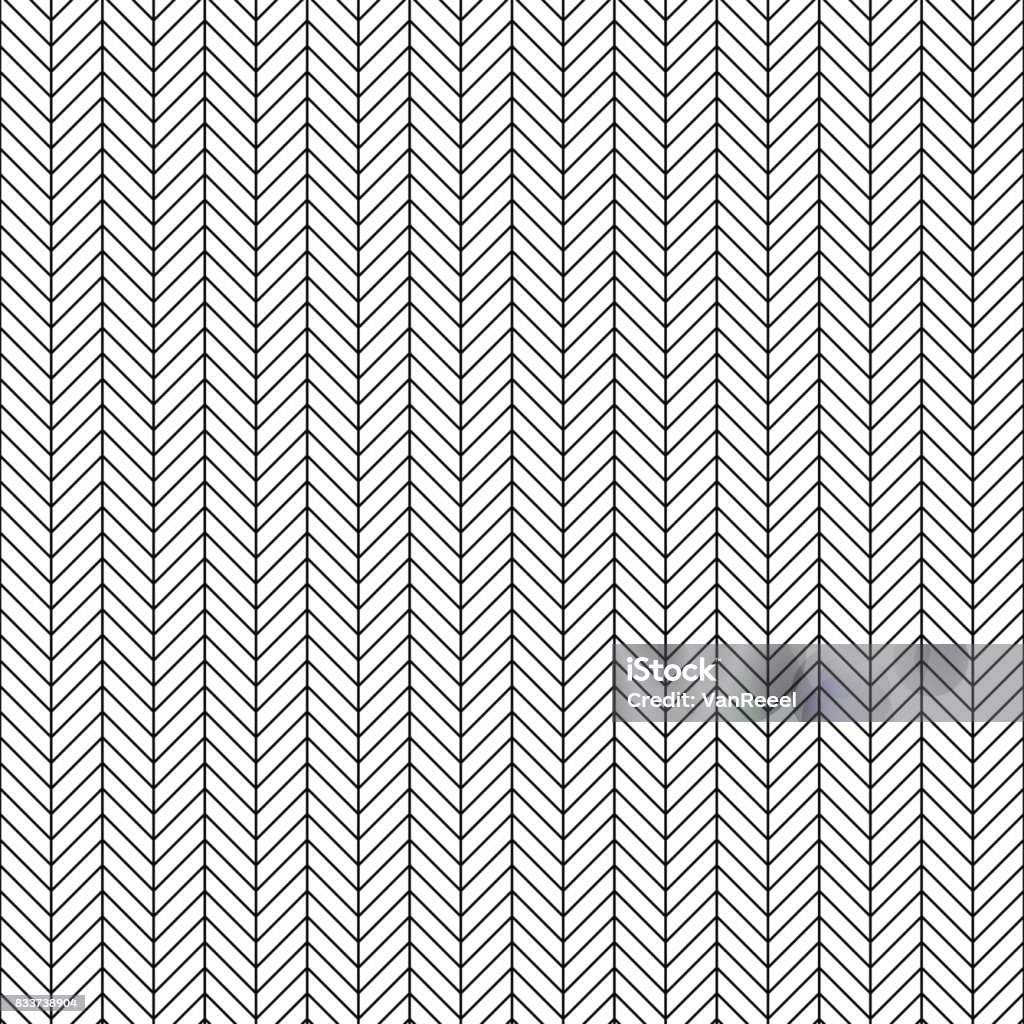 Vector seamless herringbone pattern. Geometric line texture. Black-and-white background. Monochrome design. Vector seamless herringbone pattern. Geometric line texture. Black-and-white background. Monochrome design. Vector EPS10 Herringbone stock vector