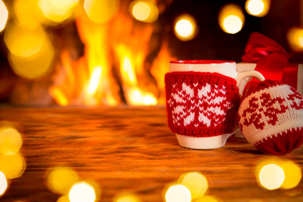 istock Christmas Xmas Fireplace Holiday Winter 833739358