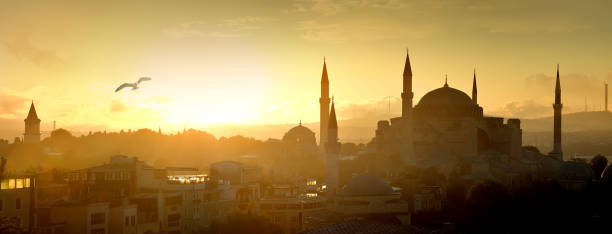 istock Hagia Sophia at sunrise 833744758