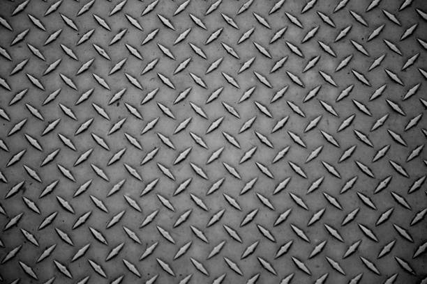 Metal plate background industrial sheet surface Abstract gray steel texture panel close up diamond gemstone photos stock pictures, royalty-free photos & images