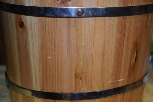 istock Wooden Barrel Close Up 833852212