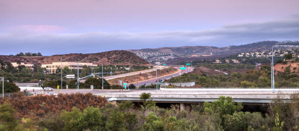 istock Highway in Irvine, California, at sunset 833857798