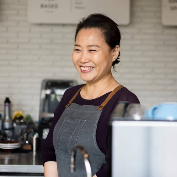 istock Apron Barista Coffee Cafe Concept 833950486