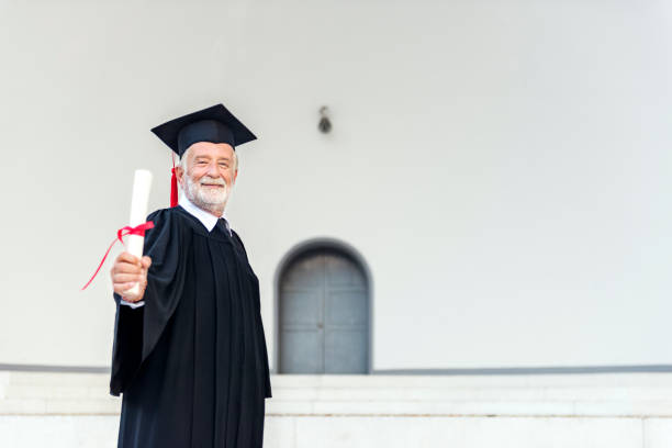 istock Academic Achievement Certificate Cheerful Concept 833969652