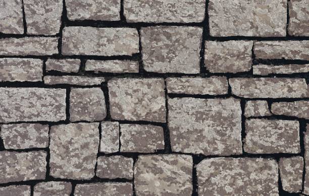 Texturas de tijolo e pedra