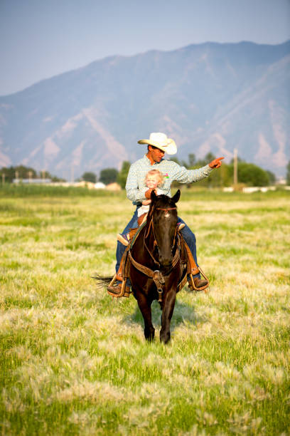 istock Cowboy Dad and Two Year Old Girl 834006348
