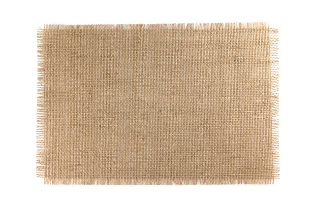 Burlap Fabric isolated on white background Burlap Fabric isolated on a white background burlap photos stock pictures, royalty-free photos & images