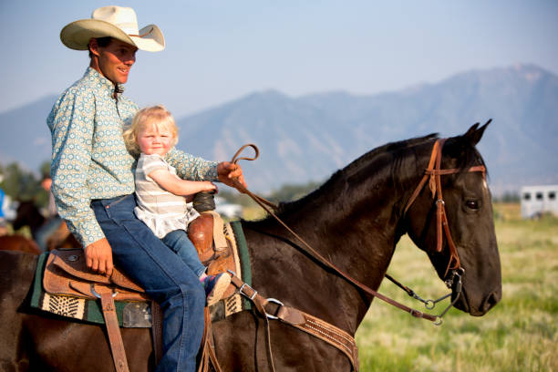 istock Cowboy Dad and Two Year Old Girl 834021386