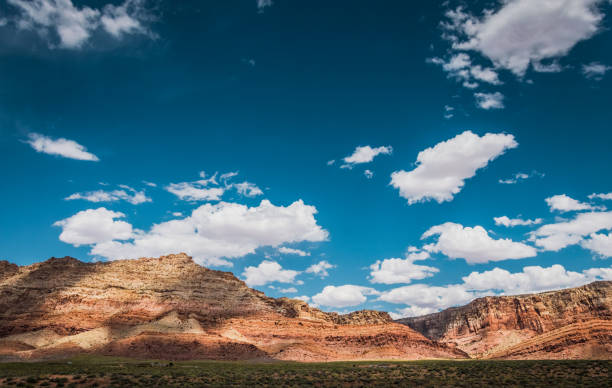 istock Lifeless rocks and blue sky. Arid Arizona 834107082