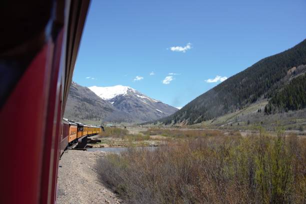 istock Silverton Colorado As seen from a Steam Train 834158466