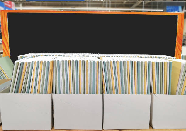 istock Close up of notebooks on wooden table 834164266
