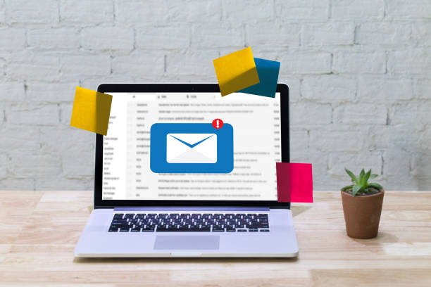 istock Mail Communication Connection message to mailing contacts phone Global Letters Concept 834178046