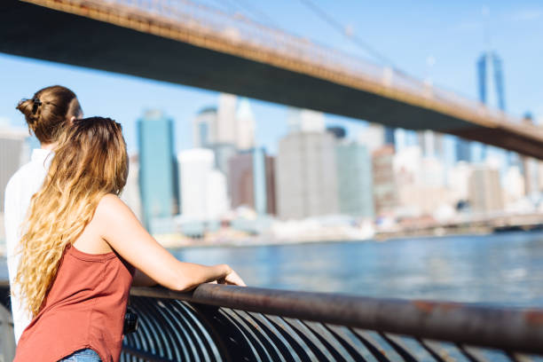 istock Young couple in NYC 834186154