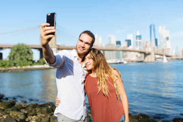 istock Young couple in NYC 834186812