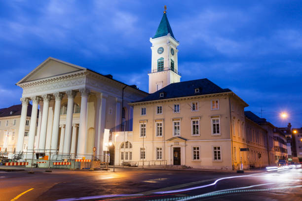 Evangelica church in Karlsruhe. Karlsruhe, Baden-Wurttemberg, Germany.