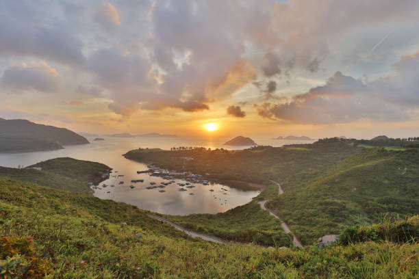 istock Po Toi O from higher perspective, Sai Kung 834222398