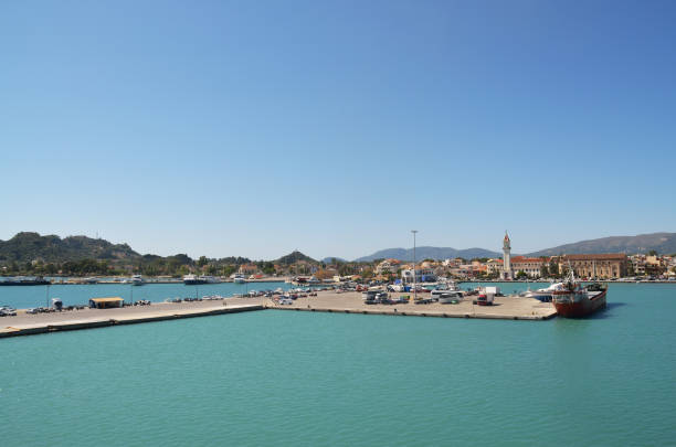 istock Port of  island Zakynthos 834235496