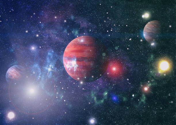 Planet - Elements of this Image Furnished by NASA stock photo