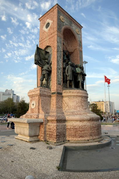 istock Taksim Square statue, Istanbul, turkey 834250318