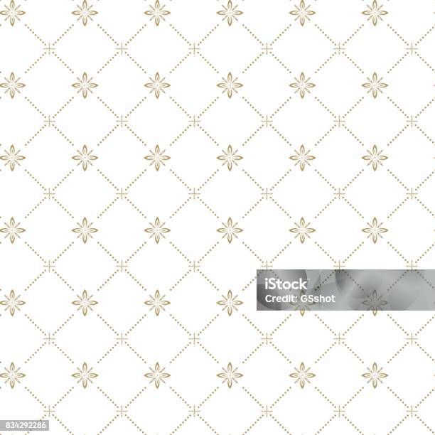 Vector Seamless Pattern Stock Illustration - Download Image Now - Pattern, Backgrounds, Luxury