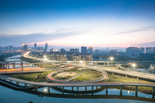 istock city highway interchange in shanghai on traffic rush hour 834308808