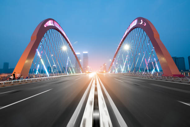 istock the night of modern bridge, 834336672