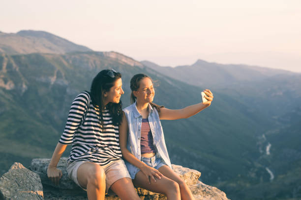 istock Selfie on top of the mountain 834338068