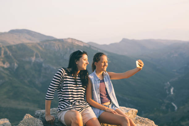 istock Selfie on top of the mountain 834345048