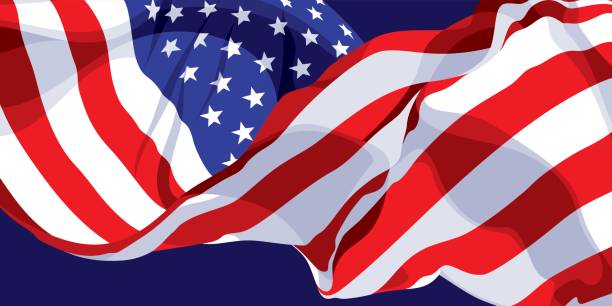 istock The national flag of the USA 834348852