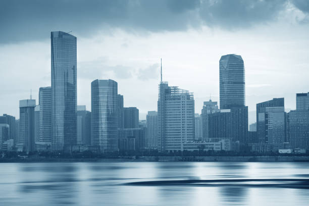 istock China's Shenzhen city in the night 834354864