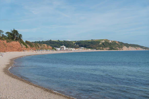 istock Devon Coastline and sea near Seaton 834376640