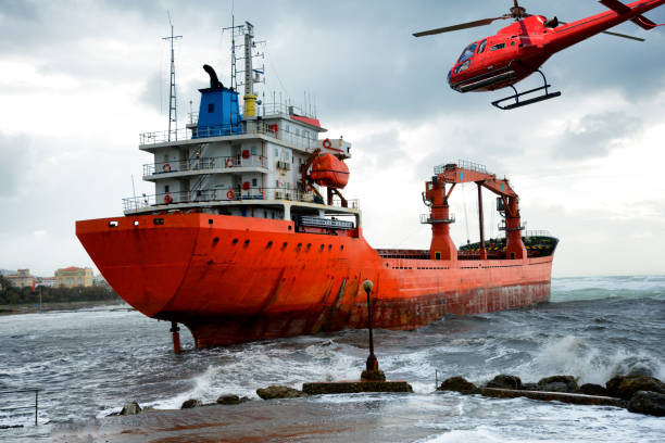 istock Rescue service for boat accident 834407356