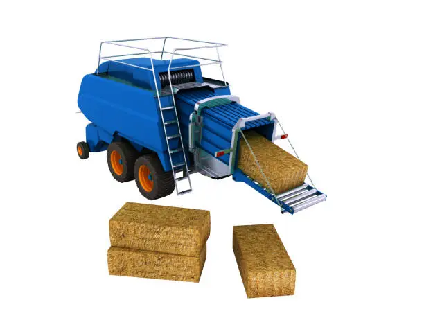 Press pick-up for hay blue 3d render on white background no shadowPress pick-up for hay blue 3d render on blue backgroundPress pick-up for hay blue 3d render on gray backgroundPress pick-up for hay blue 3d render on white backgroundPress baler hay bales orange 3d render on blue backgroundPress baler hay bales orange 3d render on white backgroundPress baler for hay tractor 3d render on white background no shadowPress baler for hay tractor 3d render on gray backgroundPress baler for hay tractor 3d render on white background